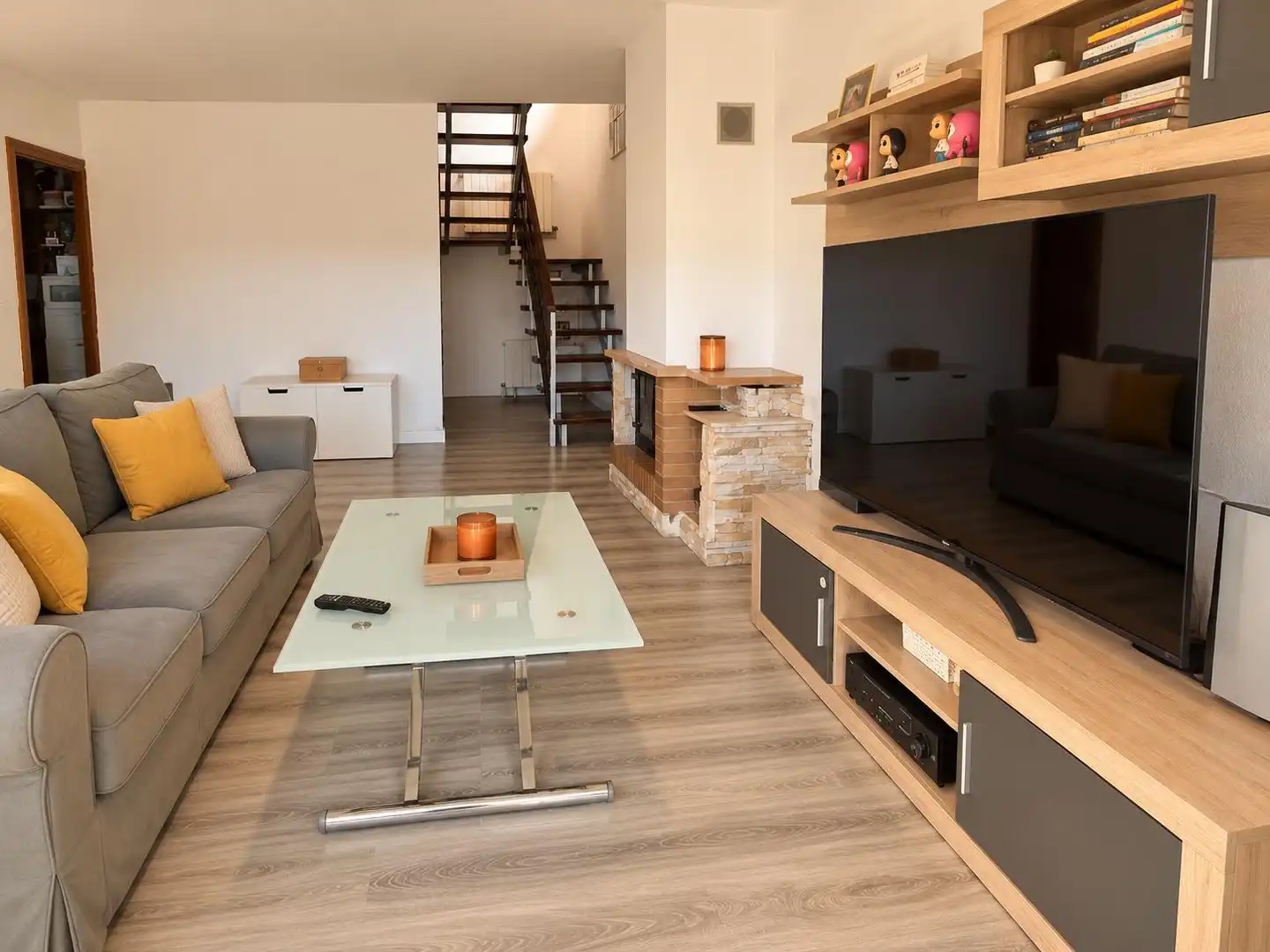 Sala de estar de Ático en venta en Centre