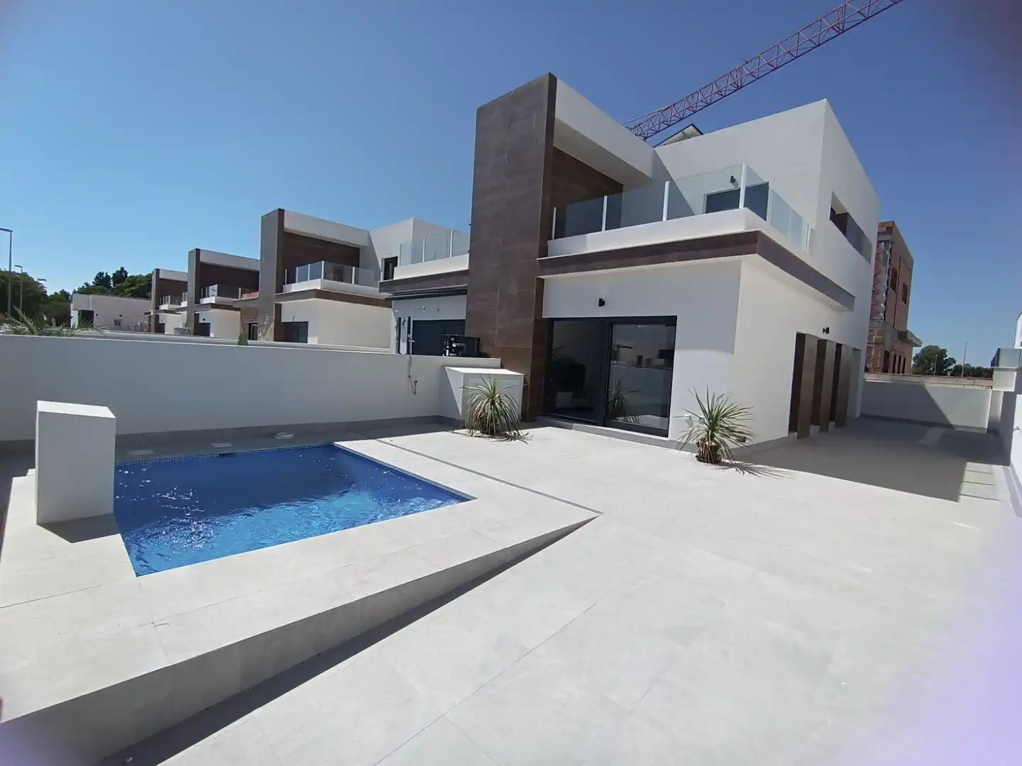 Exterior view of Houses for sale in Daya Nueva  with Private garden, Terrace and Swimming Pool