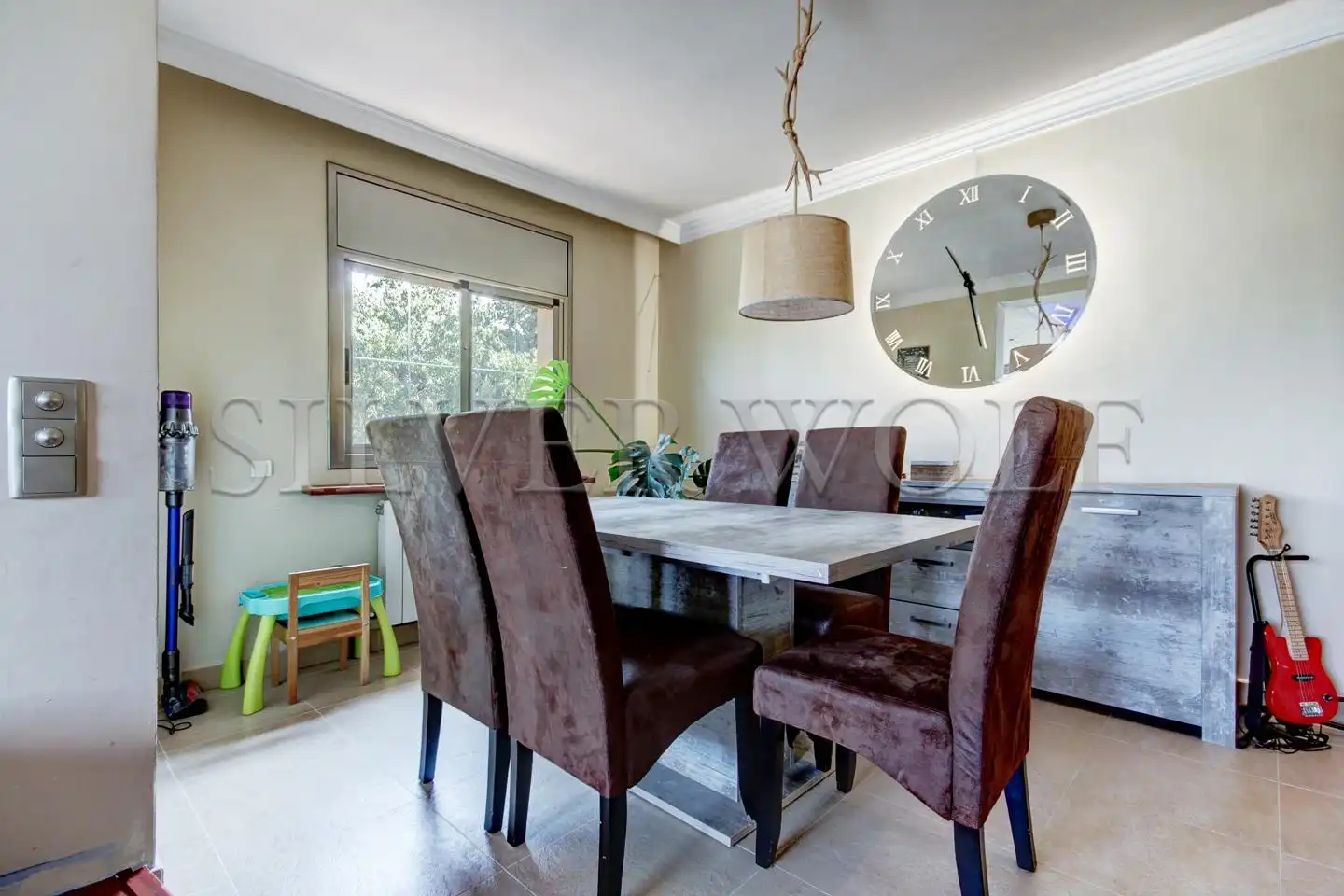 Dining room of Houses for sale in Santa Eulàlia de Ronçana  with Air Conditioner, Heating and Private garden