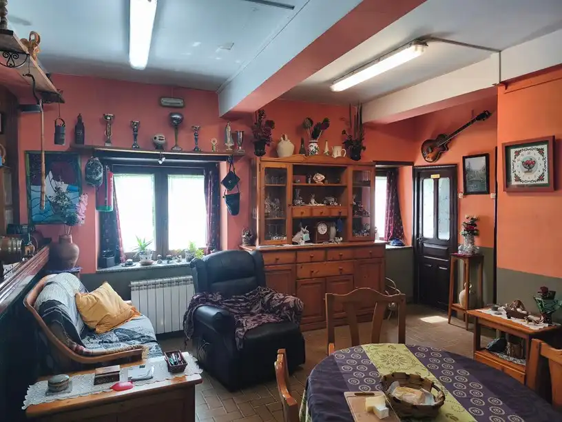 Sala de estar de Casa o chalet en venta en Belmonte de Miranda con Amueblado