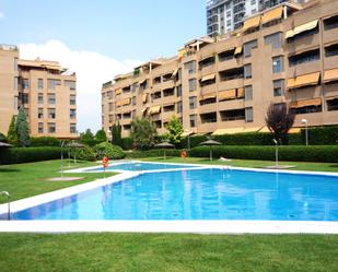 Swimming pool of Flat to rent in  Valencia Capital  with Air Conditioner and Terrace