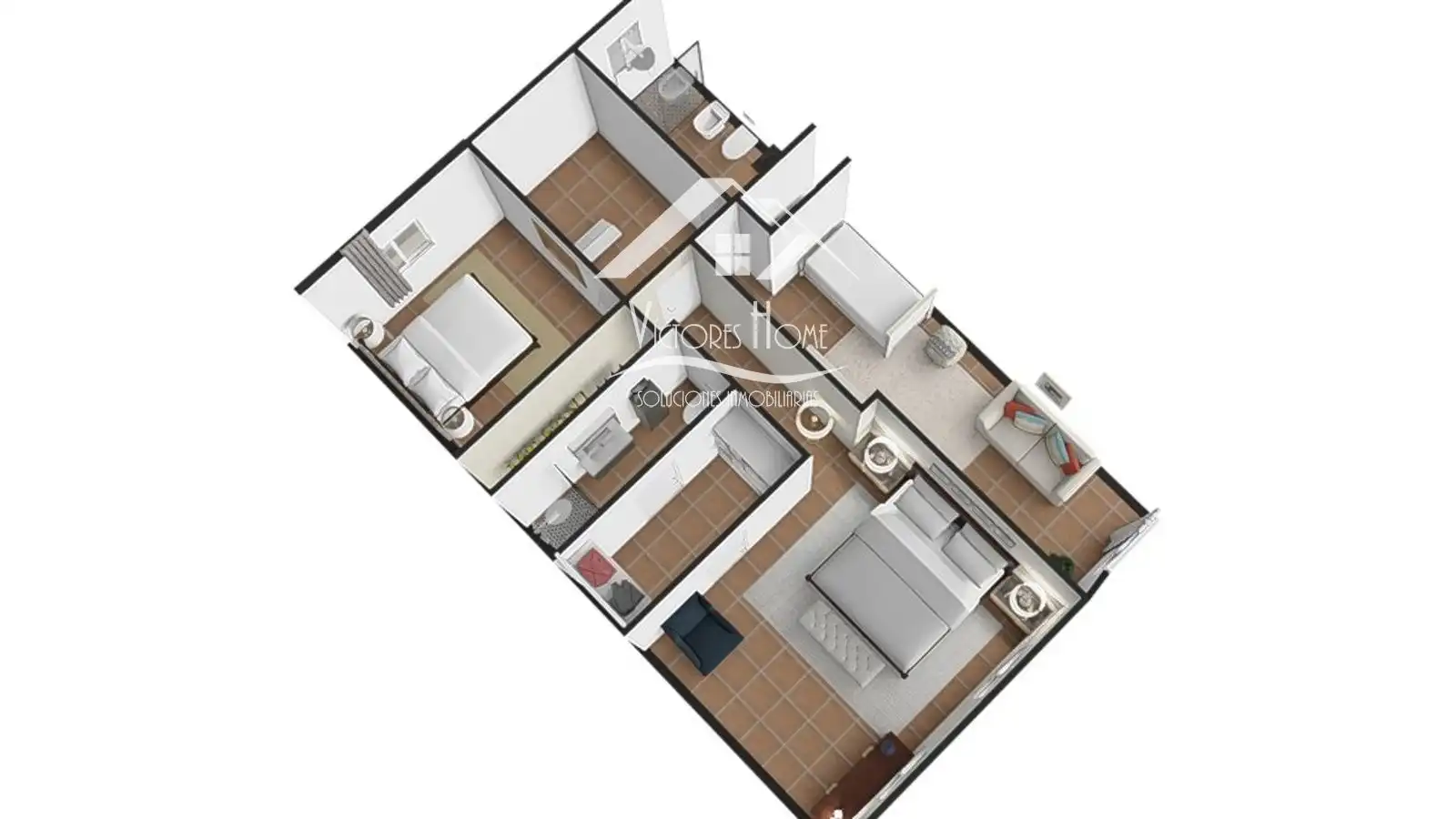 Habitación de Casa adosada en venta en Rivas-Vaciamadrid con Aire acondicionado, Calefacción y Jardín privado