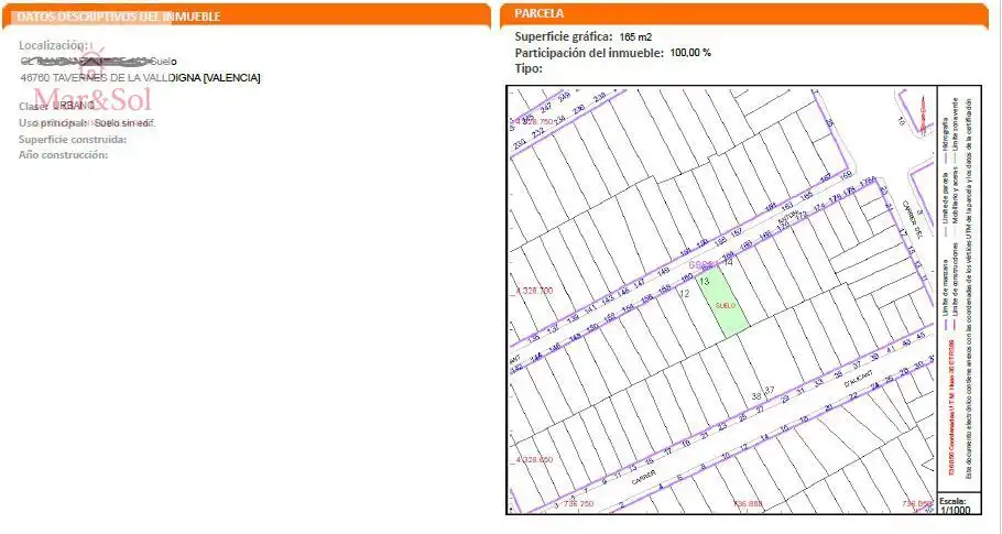 Terreny residencial en venda a Tavernes de la Valldigna