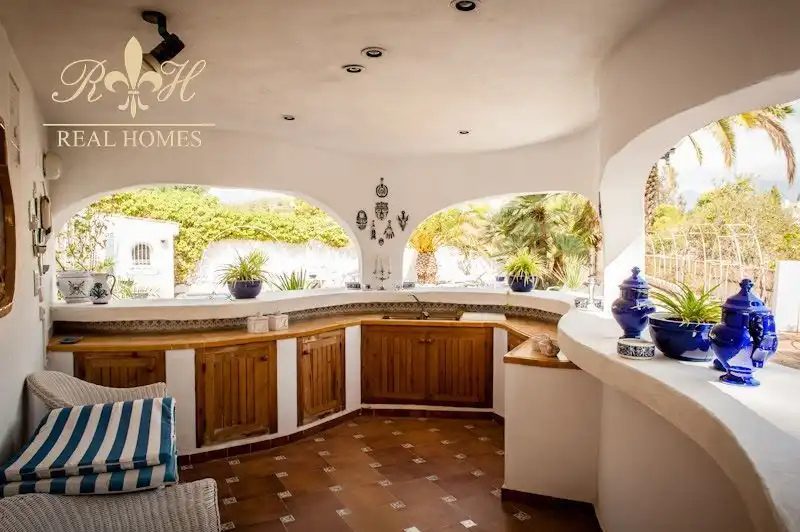 Kitchen of Houses for sale in L'Alfàs del Pi  with Air Conditioner, Terrace and Swimming Pool