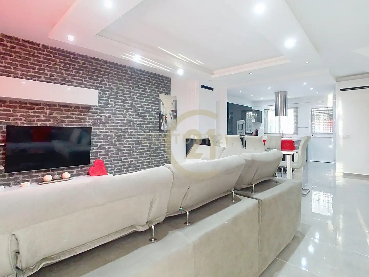 Sala de estar de Apartamento en venta en Álora con Aire acondicionado, Alarma y Piscina comunitaria