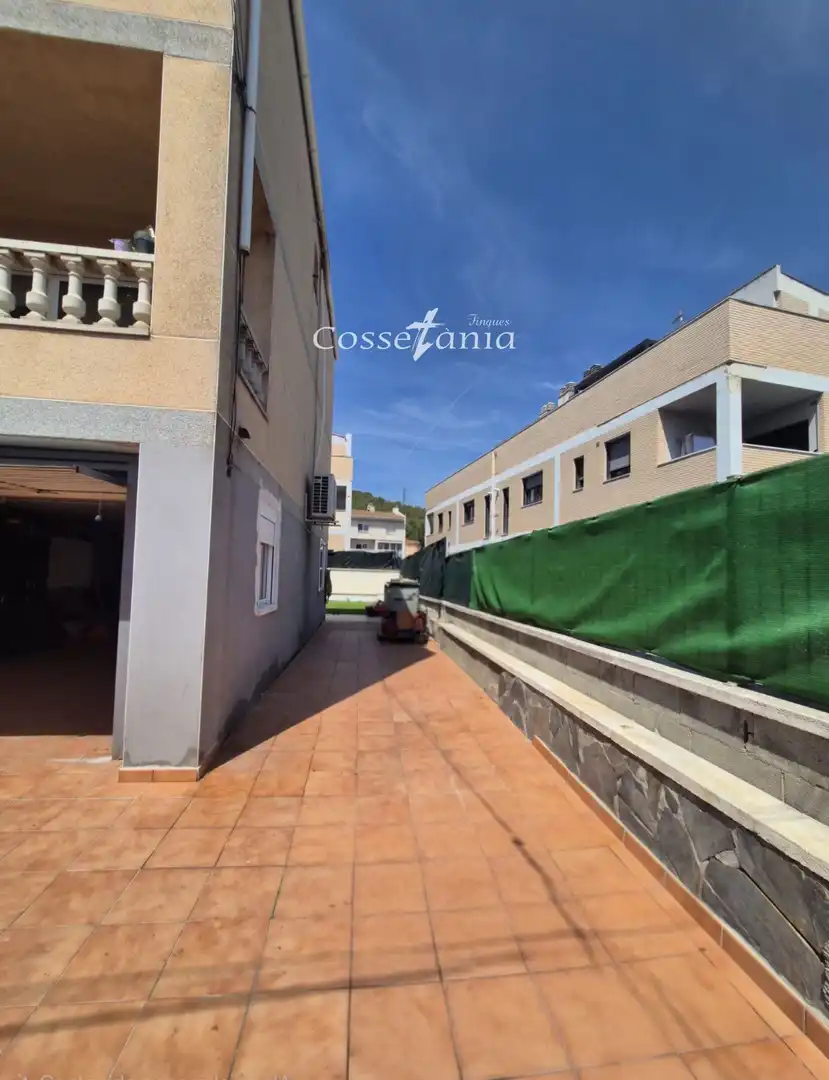Exterior view of Detached homes for sale in Calafell  with Air Conditioner and Storage room