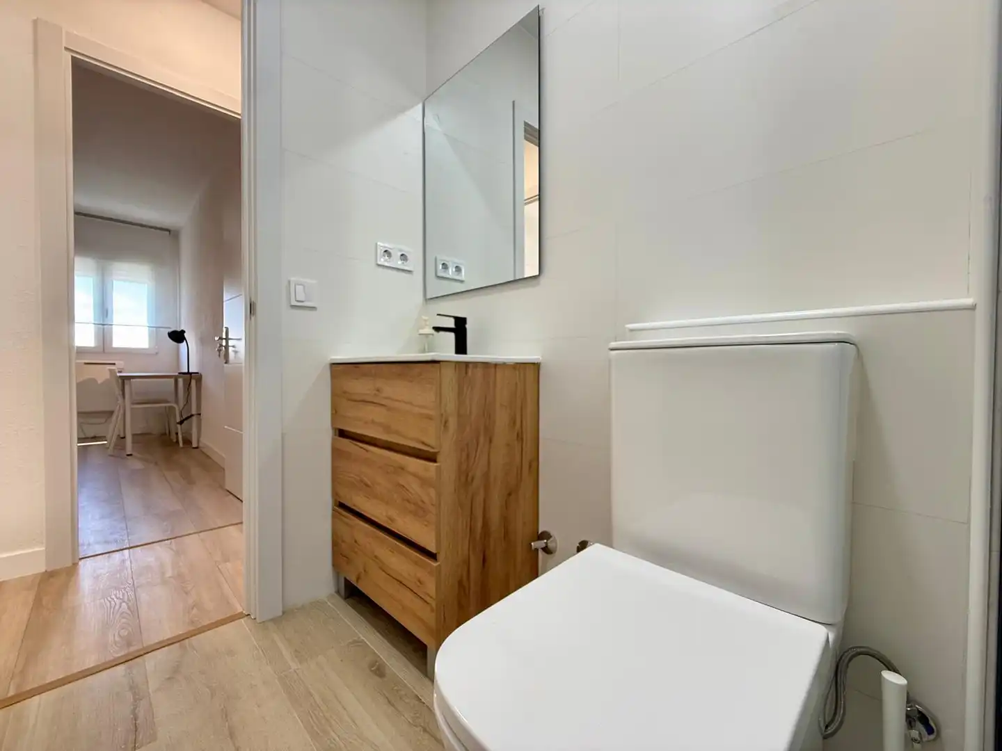 Bathroom of Flat for share in Getafe  with Heating, Furnished and Oven