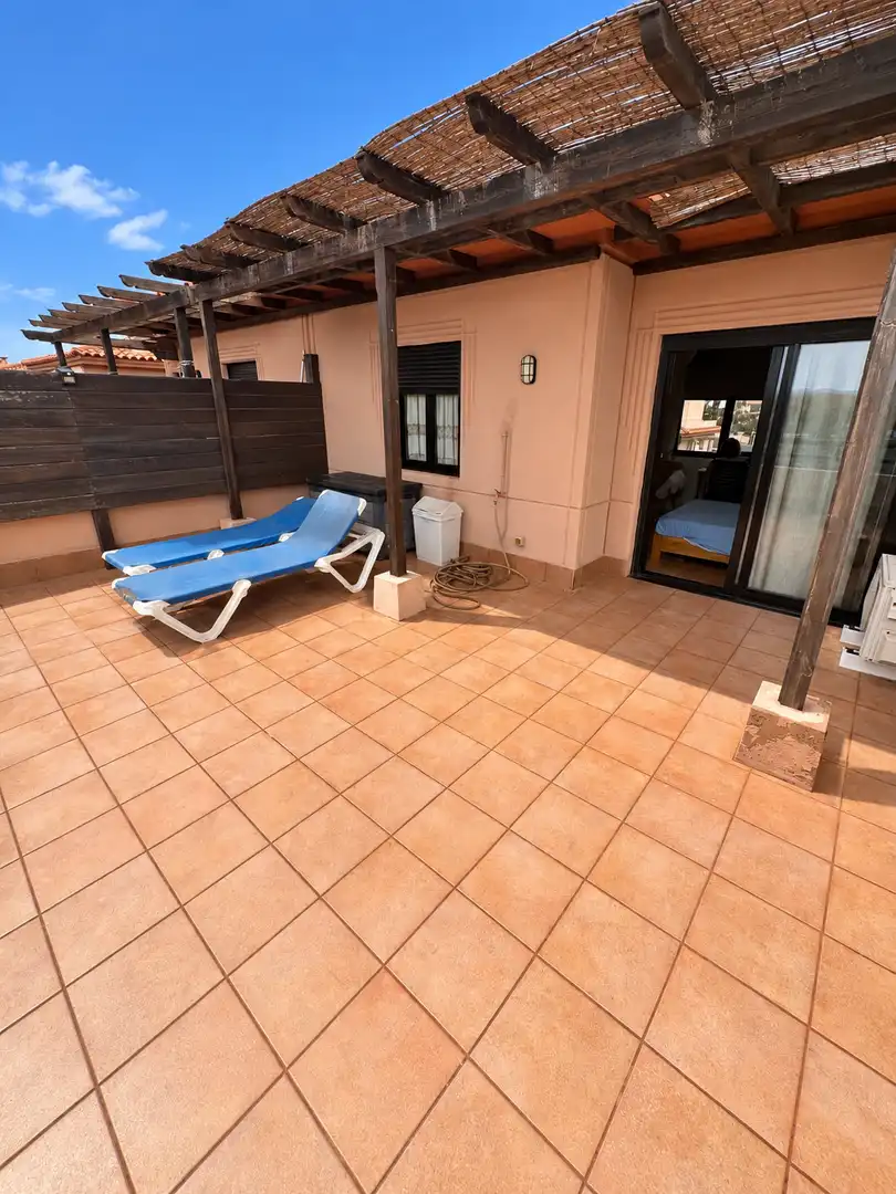 Terraza de Casa o chalet en venta en La Oliva con Terraza, Amueblado y Piscina comunitaria