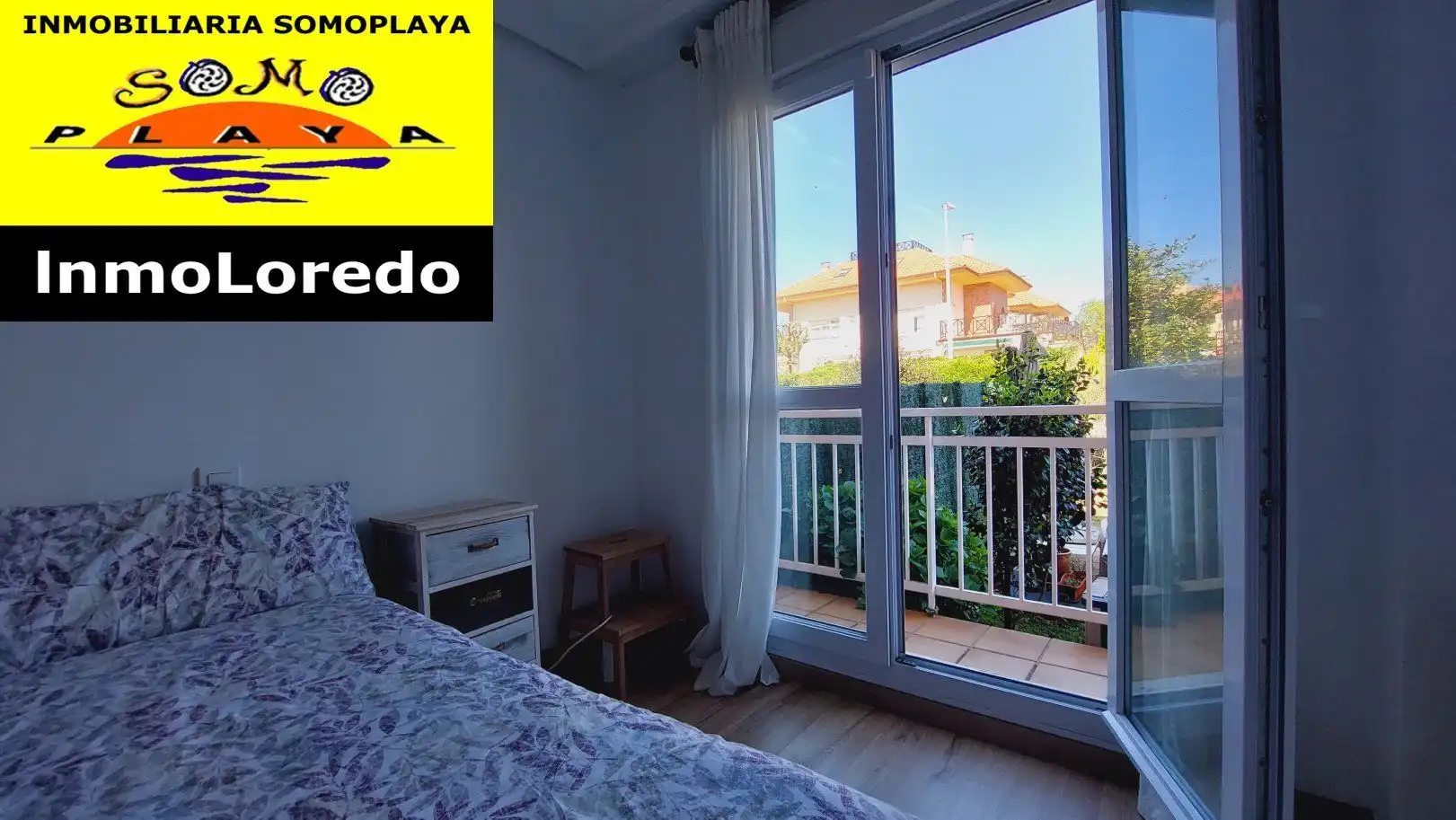 Schlafzimmer von Wohnung zum Verkauf in Ribamontán al Mar mit Heizung, Privatgarten und Terrasse