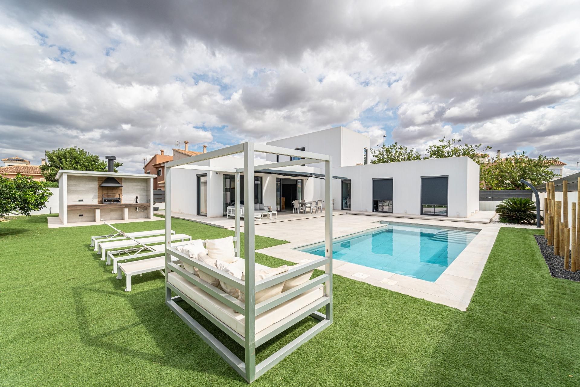 Piscina de Casa o xalet de lloguer en Llucmajor amb Aire condicionat, Calefacció i Jardí privat