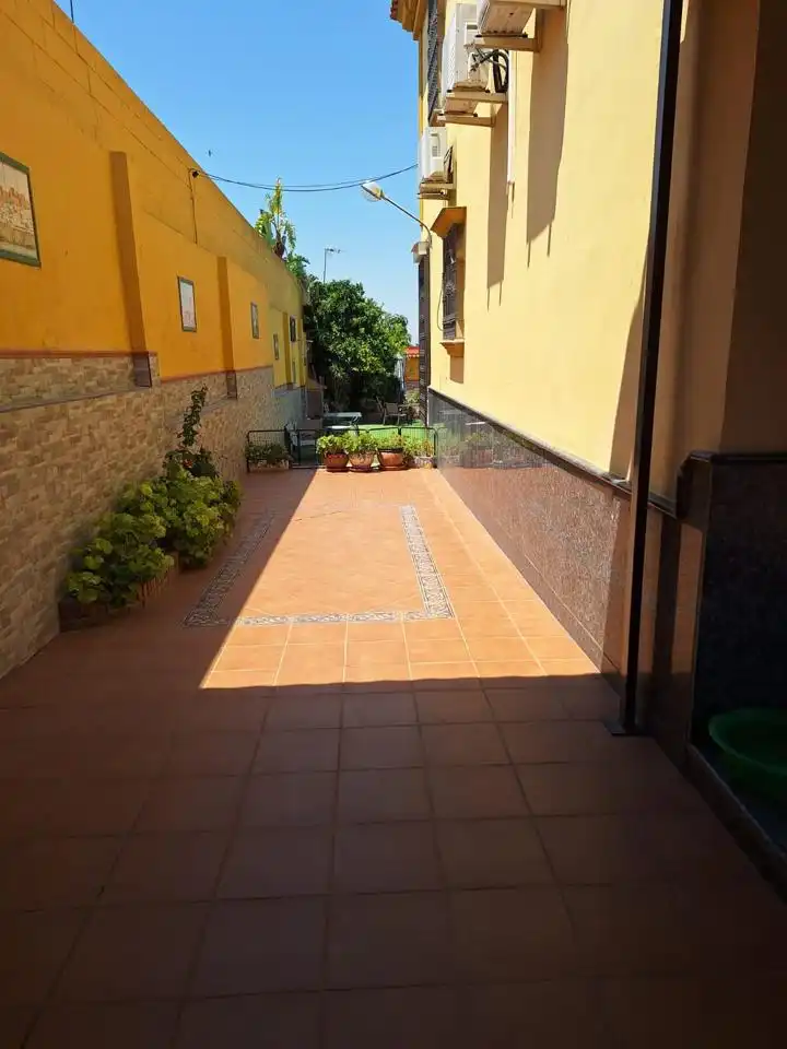 Terraza de Casa o chalet en venta en Alcalá de Guadaira con Aire acondicionado, Jardín privado y Terraza