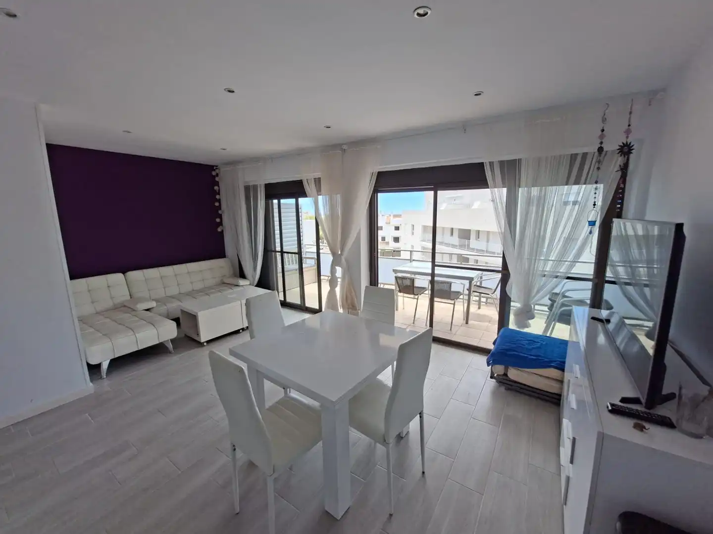 Dining room of Apartments for sale in Alcalà de Xivert  with Air Conditioner, Heating and Furnished