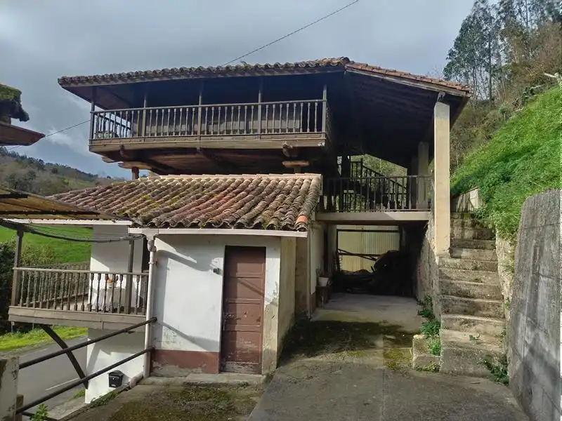 Vista exterior de Finca rústica en venta en Salas con Amueblado