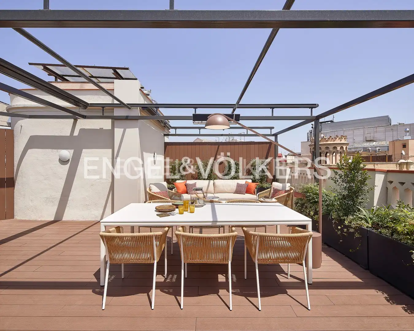 Terrace of Attic for sale in Barcelona  with Air Conditioner, Heating and Parquet flooring