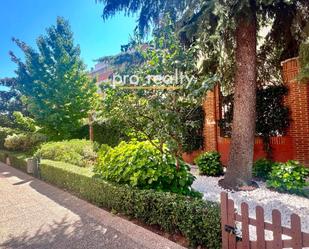 Garden of Flat for sale in  Madrid Capital  with Air Conditioner