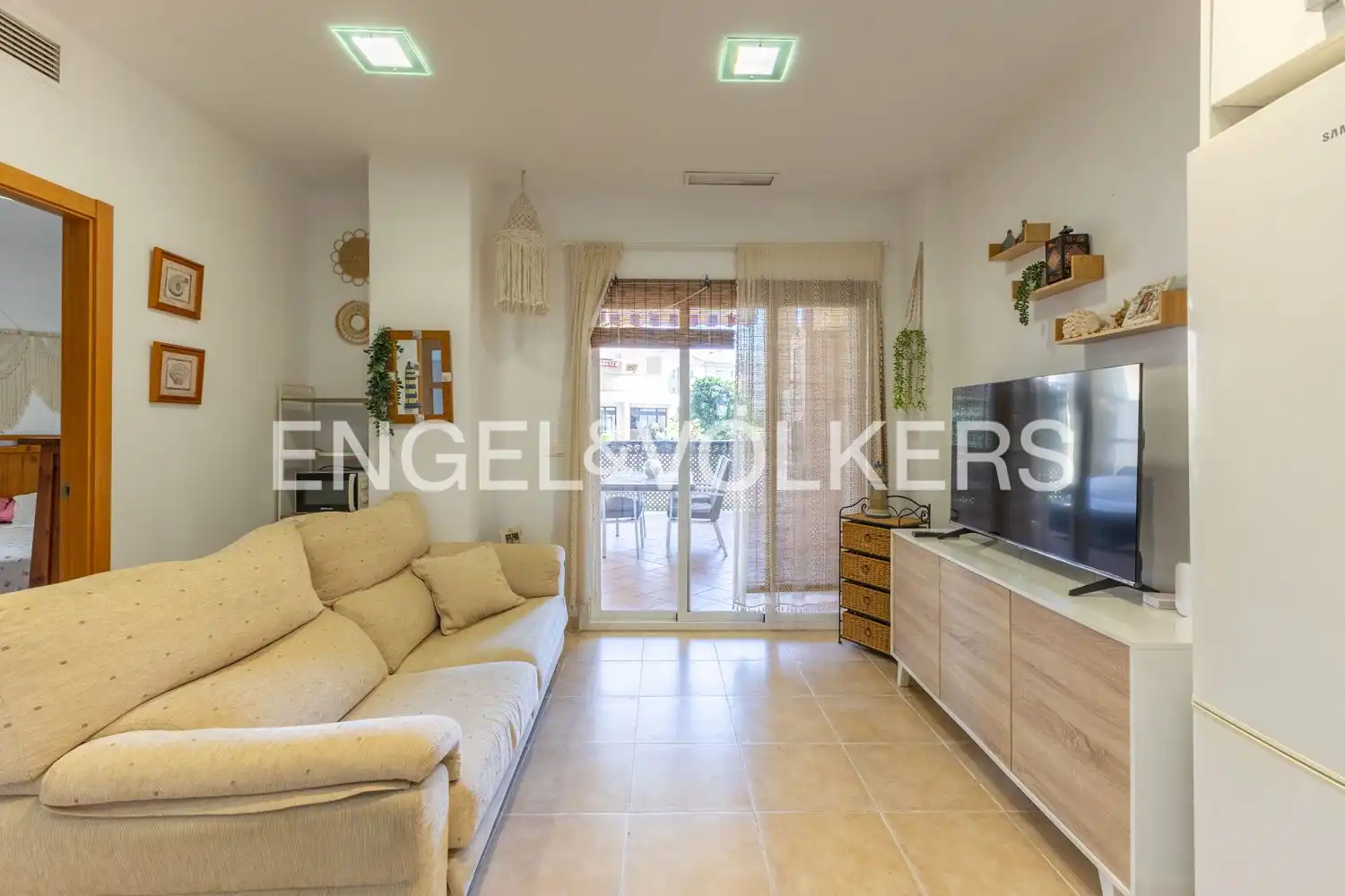 Sala d'estar de Pis en venda en Canet d'En Berenguer amb Aire condicionat, Calefacció i Jardí privat