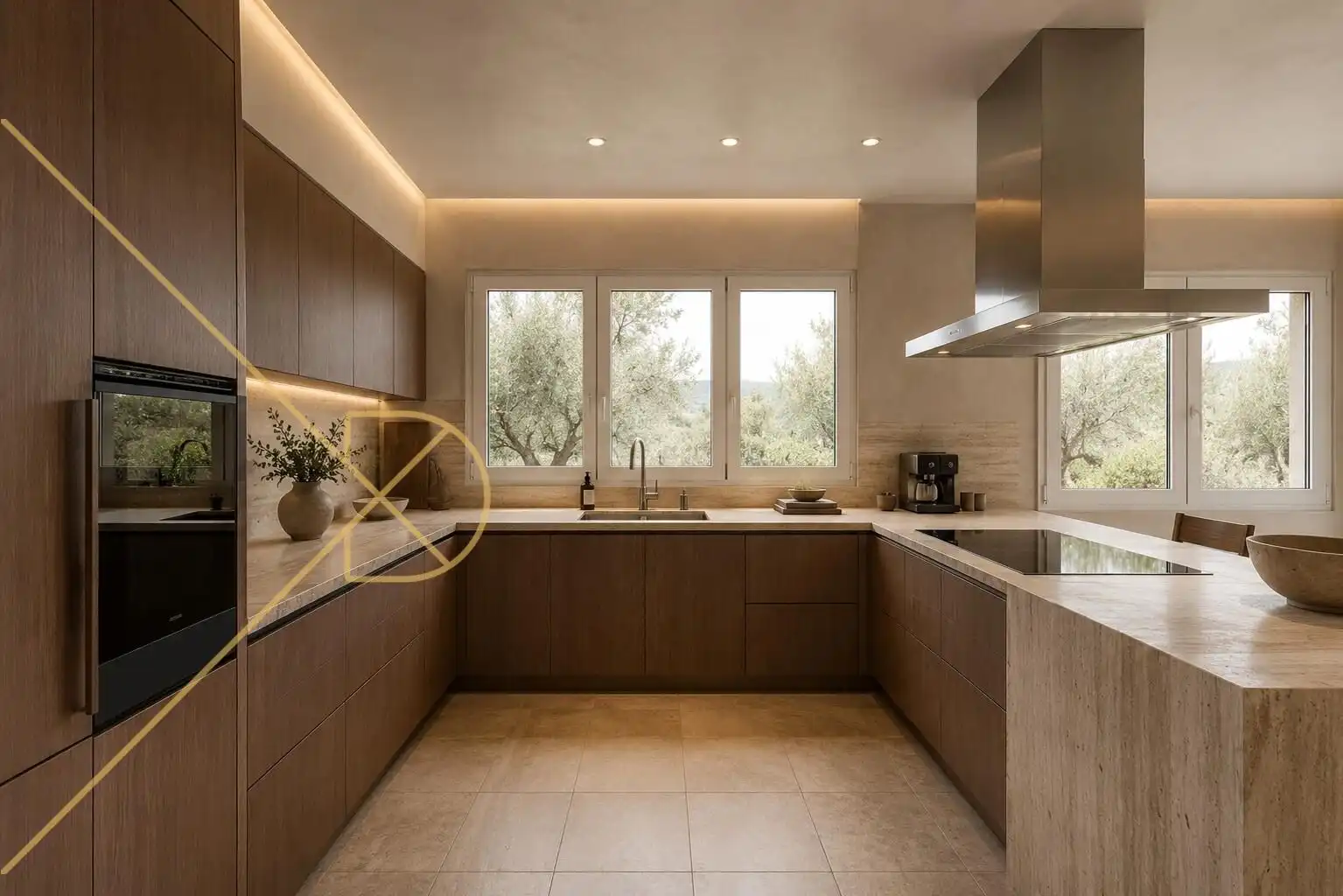 Kitchen of Houses for sale in Sant Just Desvern  with Air Conditioner, Heating and Private garden