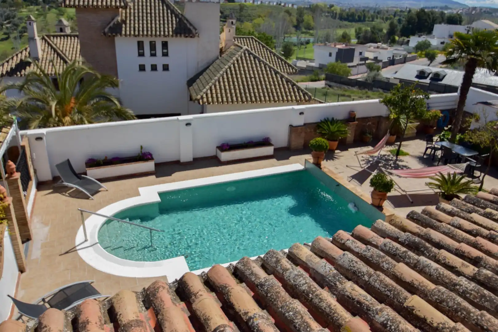 Piscina de Casa o xalet en venda en Las Gabias amb Aire condicionat, Calefacció i Jardí privat