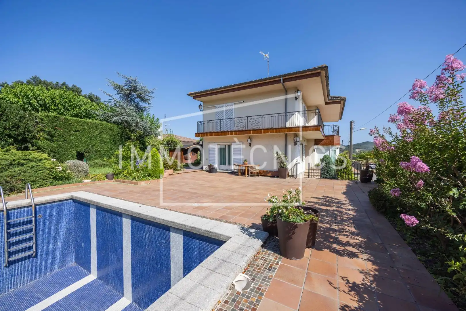 Exterior view of Houses for sale in Sant Celoni  with Air Conditioner, Private garden and Swimming Pool