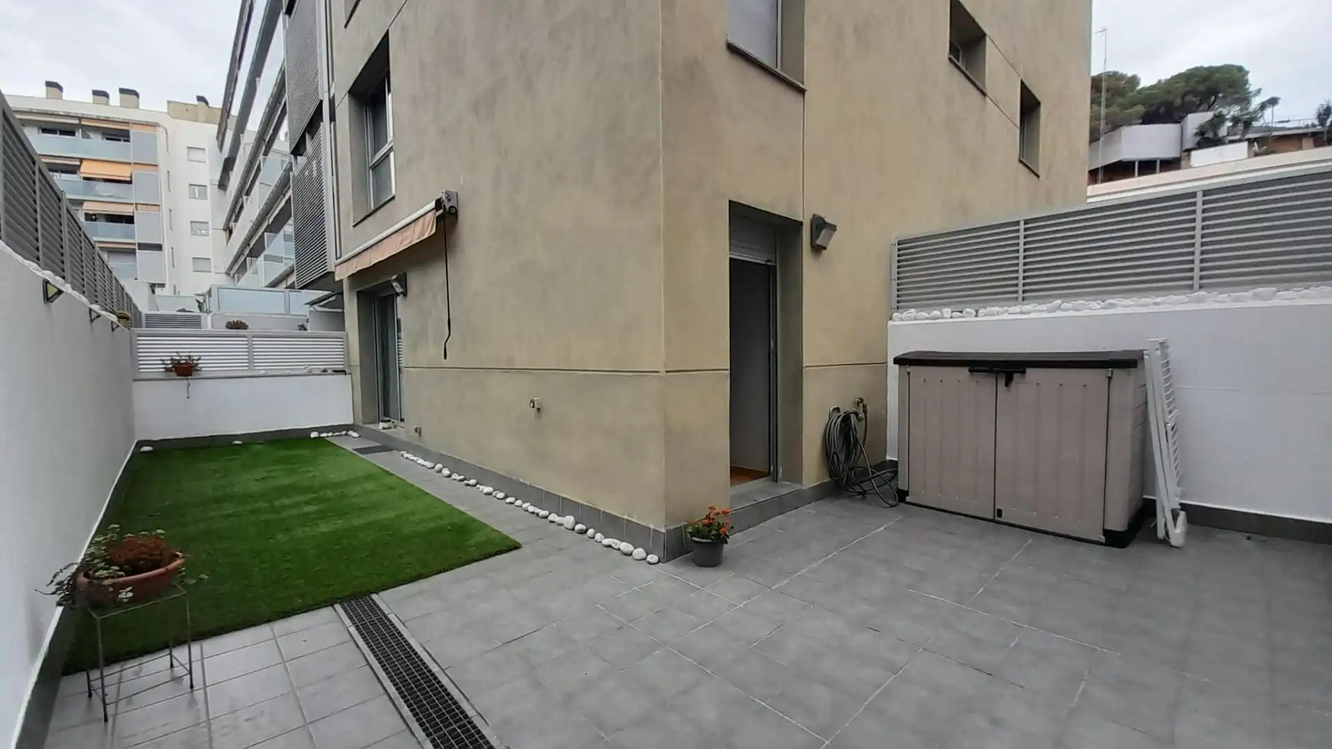 Terrace of Flat for sale in Arenys de Mar  with Air Conditioner, Private garden and Parquet flooring