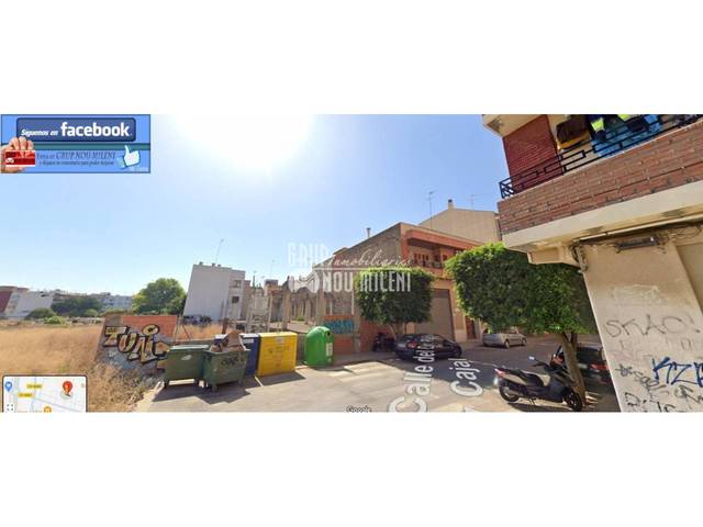 Terreno residencial en Venta en Calle Doctor Ramón y Cajal, 1 en Benetússer