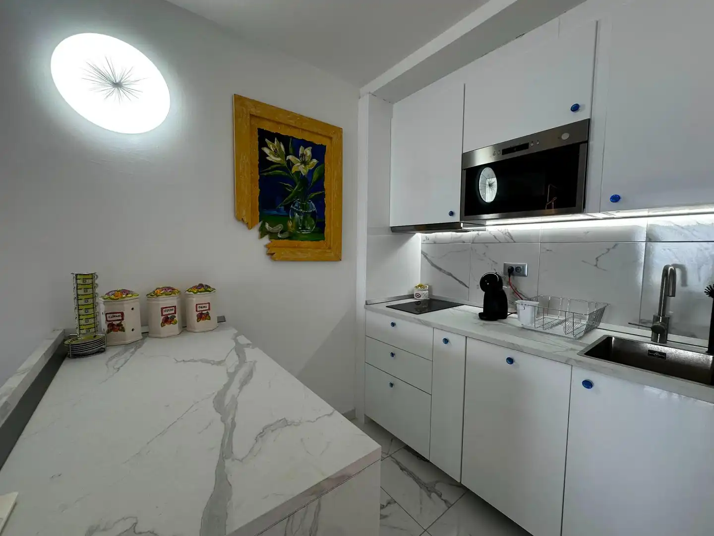 Cocina de Apartamento de alquiler en Mogán con Amueblado, Balcón y Piscina comunitaria