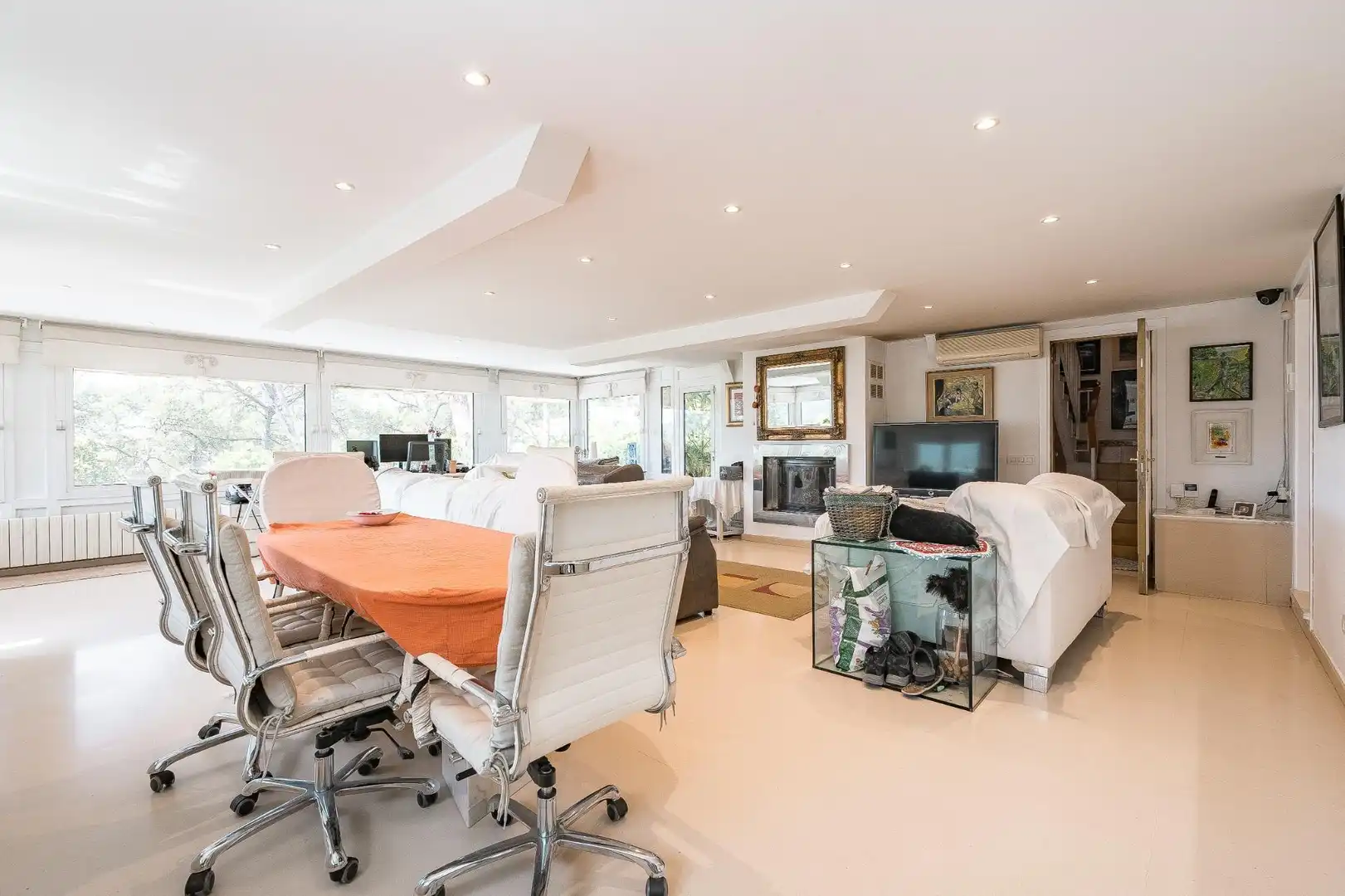 Sala d'estar de Casa o xalet en venda en Vacarisses amb Aire condicionat, Calefacció i Jardí privat