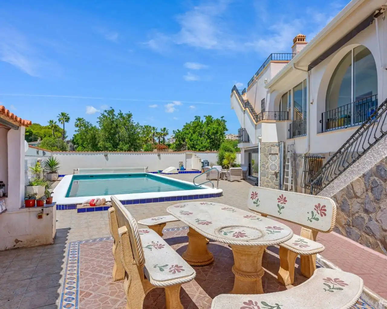 Swimming pool of Houses for sale in Rojales  with Air Conditioner, Private garden and Terrace