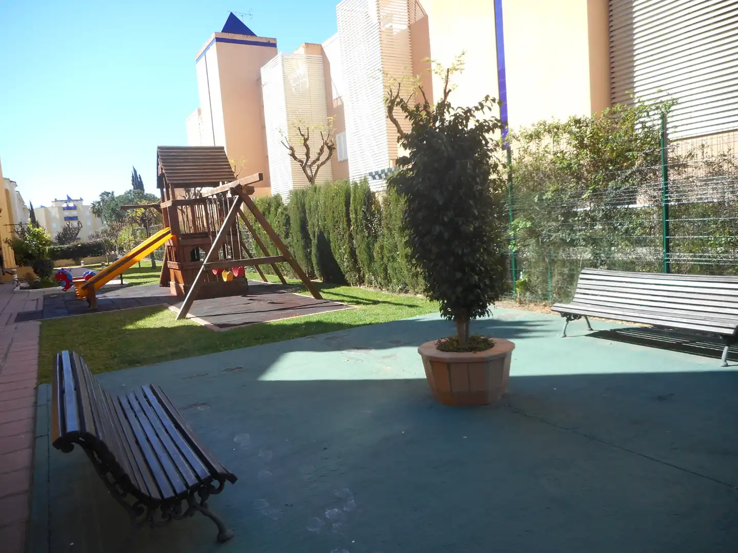 Terraza de Apartamento en venta en Islantilla con Jardín privado, Terraza y Piscina
