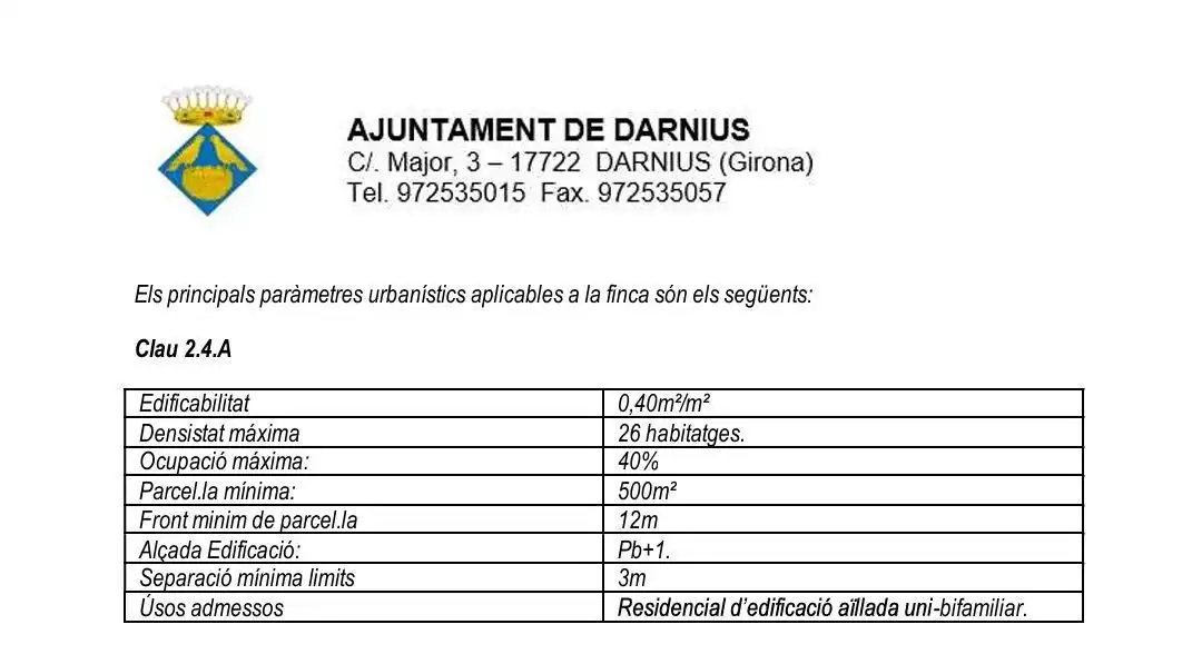 Terreny residencial en venda a Darnius, imagen 8
