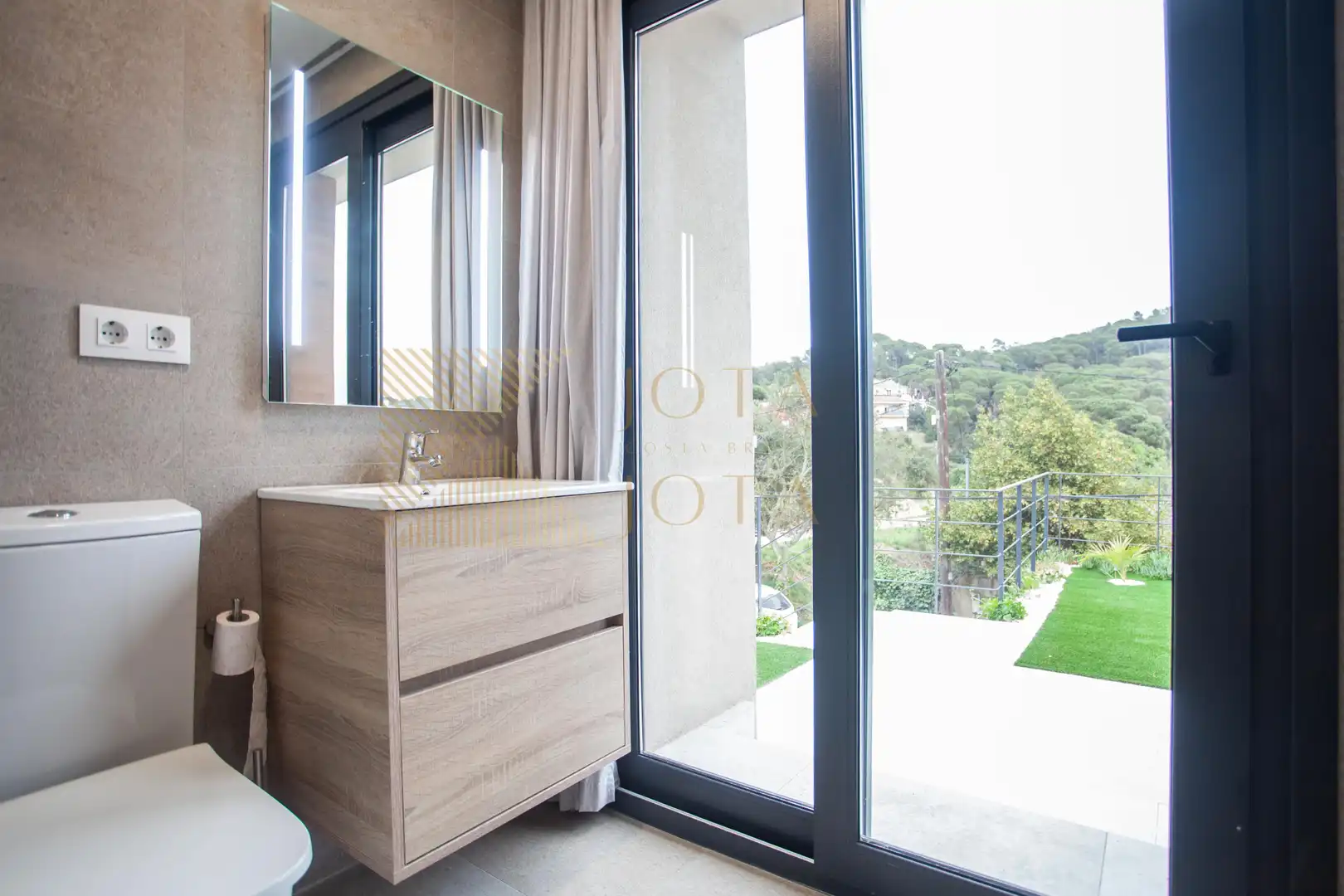 Baño de Casa o chalet en venta en Vidreres con Aire acondicionado, Jardín privado y Parquet