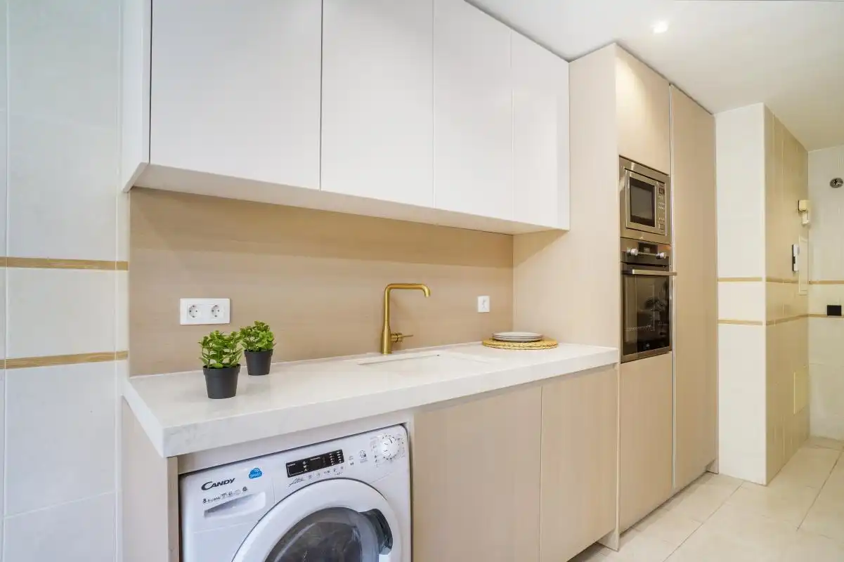 Kitchen of Flat for sale in Marbella  with Air Conditioner, Heating and Private garden