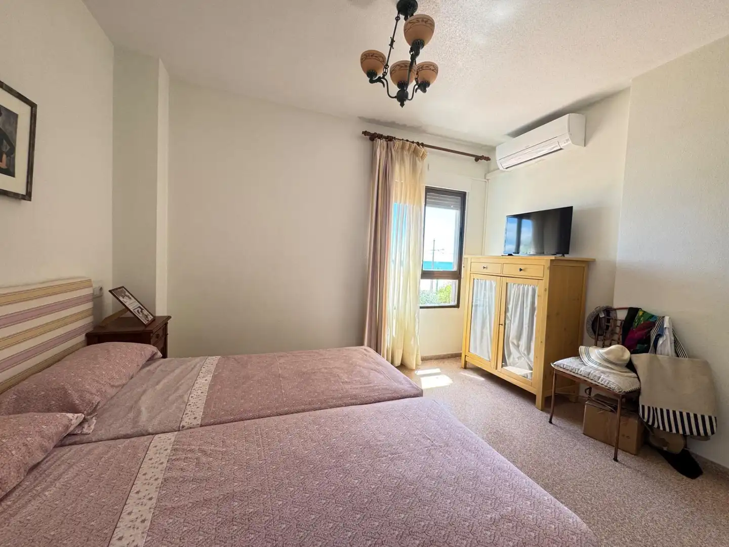 Bedroom of Ground floor for sale in El Campello  with Air Conditioner, Private garden and Community pool