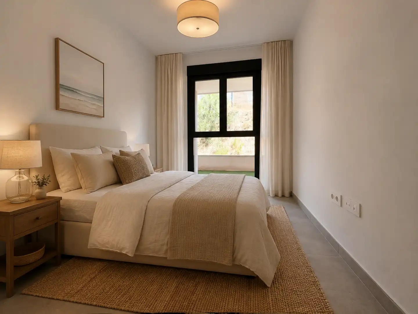 Habitación de Planta baja en venta en Mijas con Aire acondicionado, Terraza y Piscina