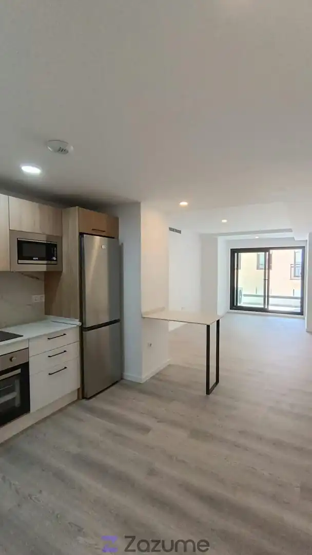Cocina de Piso de alquiler en Benalmádena con Aire acondicionado, Parquet y Terraza