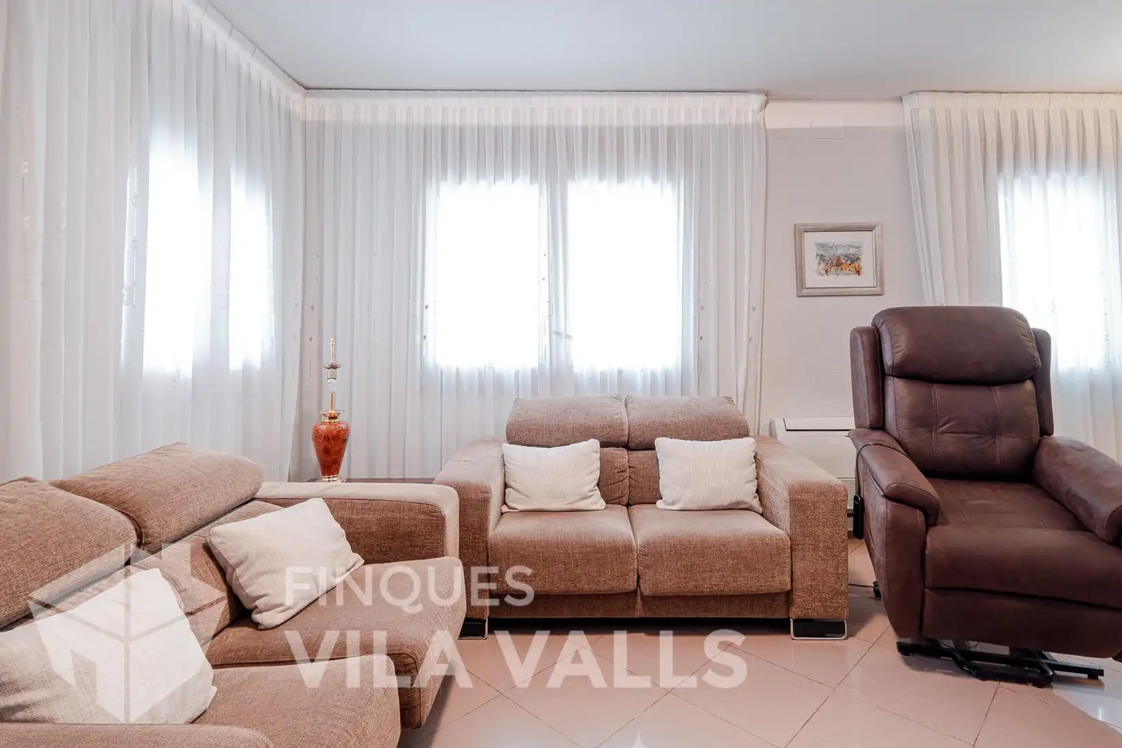 Sala de estar de Casa o chalet en venta en Caldes de Montbui con Aire acondicionado, Terraza y Trastero