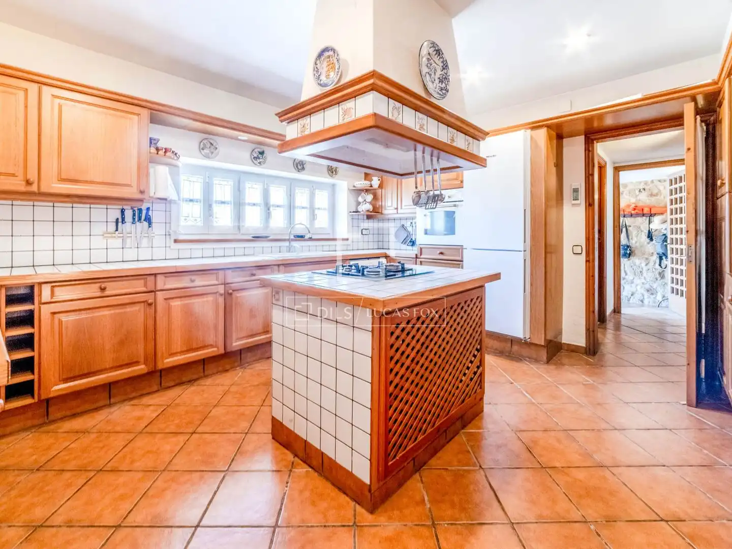 Cuina de Finca rústica en venda en Castellet i la Gornal amb Jardí privat, Parquet i Terrassa