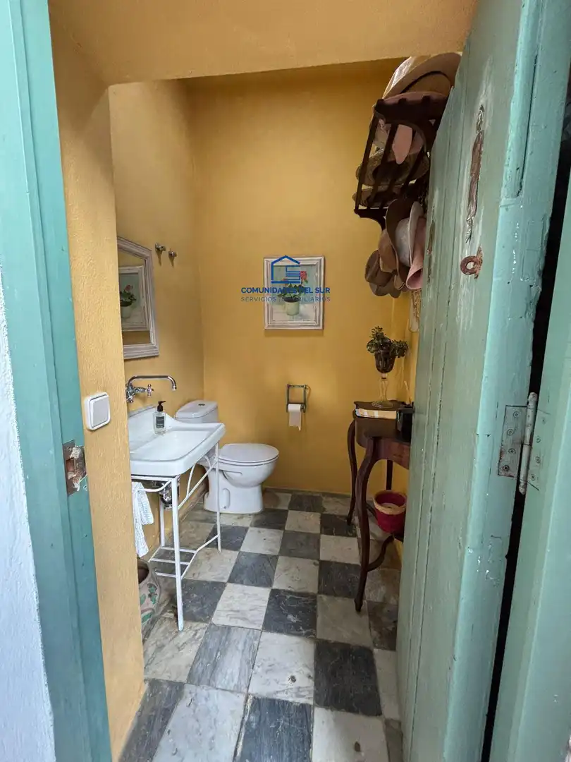 Bany de Casa o xalet de lloguer en El Puerto de Santa María amb Aire condicionat, Terrassa i Piscina