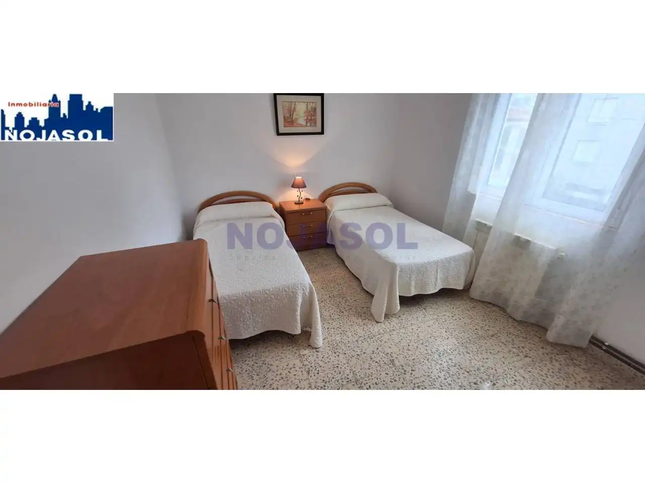 Schlafzimmer von Einfamilien-Reihenhaus zur Miete in Noja mit Heizung, Privatgarten und Terrasse
