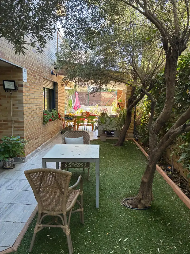 Terraza de Casa o chalet en venta en Rivas-Vaciamadrid con Aire acondicionado, Calefacción y Jardín privado