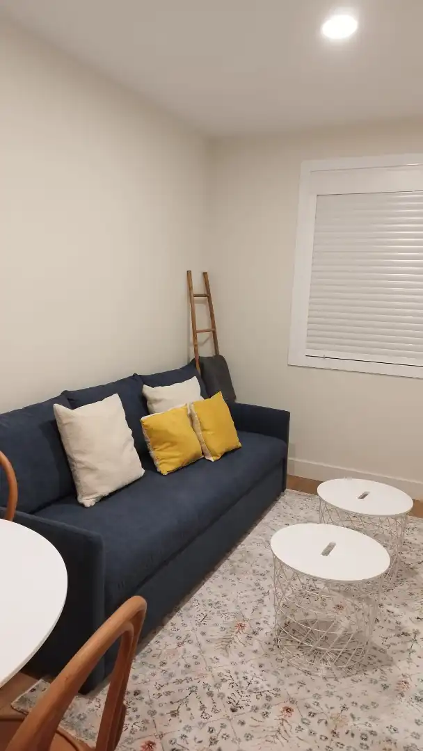 Living room of Flat for rent in Santiago de Compostela   with Furnished