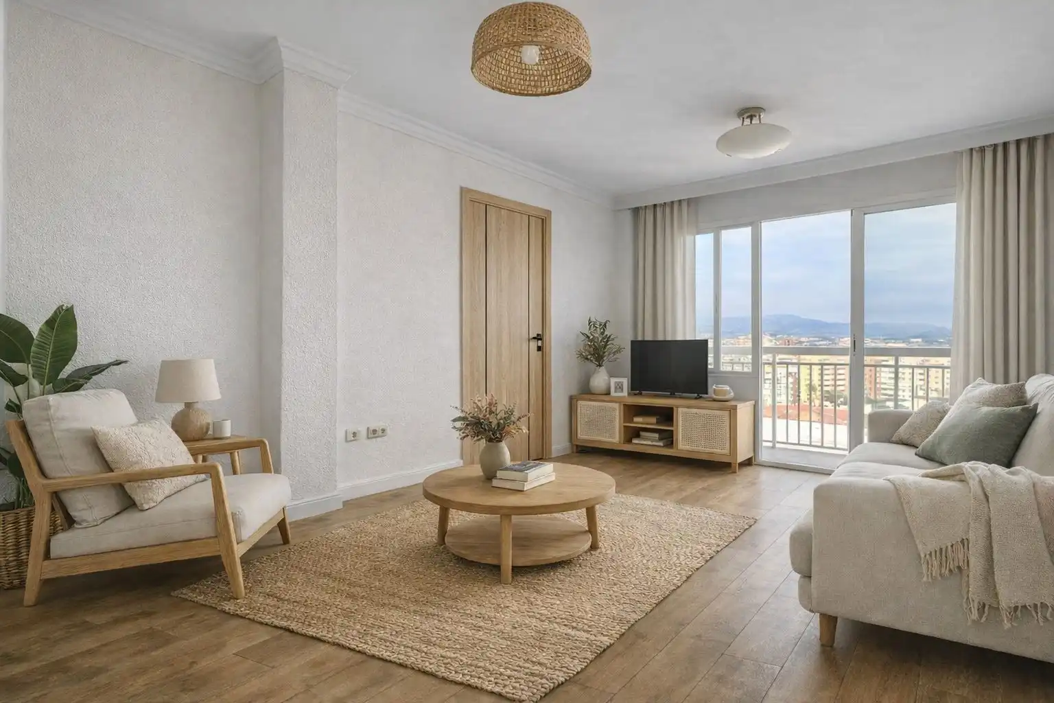 Sala d'estar de Àtic en venda en Málaga amb Aire condicionat, Terrassa i Traster
