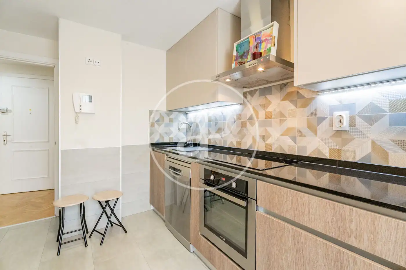 Küche von Wohnung zum Verkauf in Pozuelo de Alarcón mit Klimaanlage, Heizung und Privatgarten