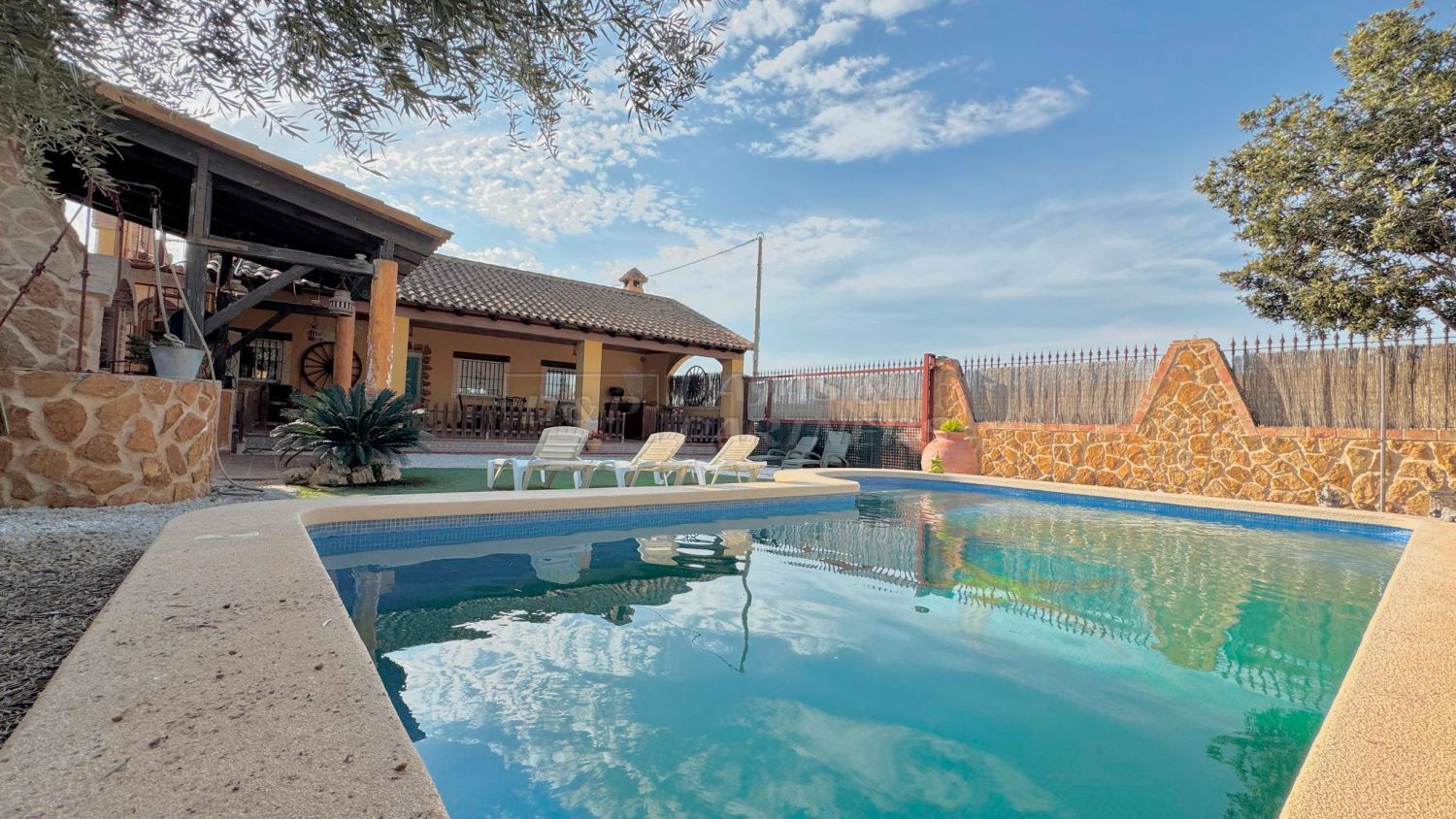 Piscina de Finca rústica en venda en Orihuela amb Jardí privat, Terrassa i Piscina