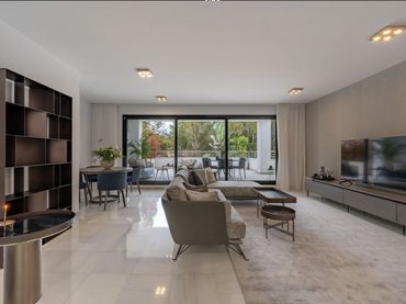 Apartament amb piscina de lloguer a Milla de Oro