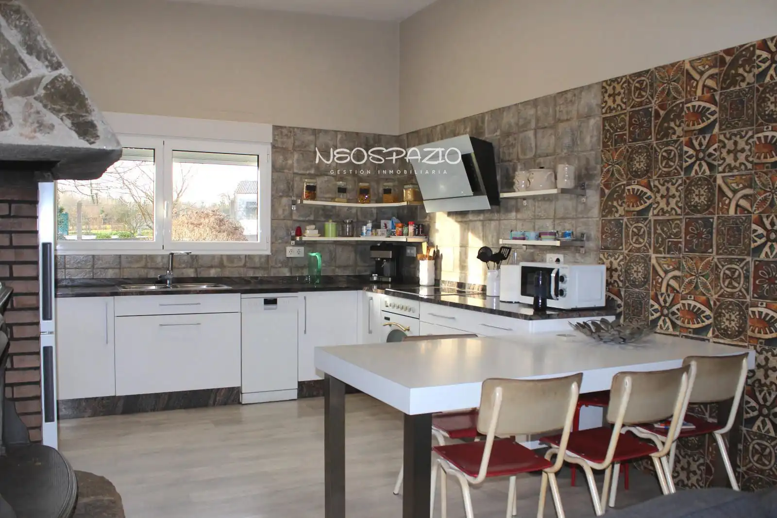 Cocina de Casa o chalet en venta en Lugo con Calefacción, Parquet y Trastero