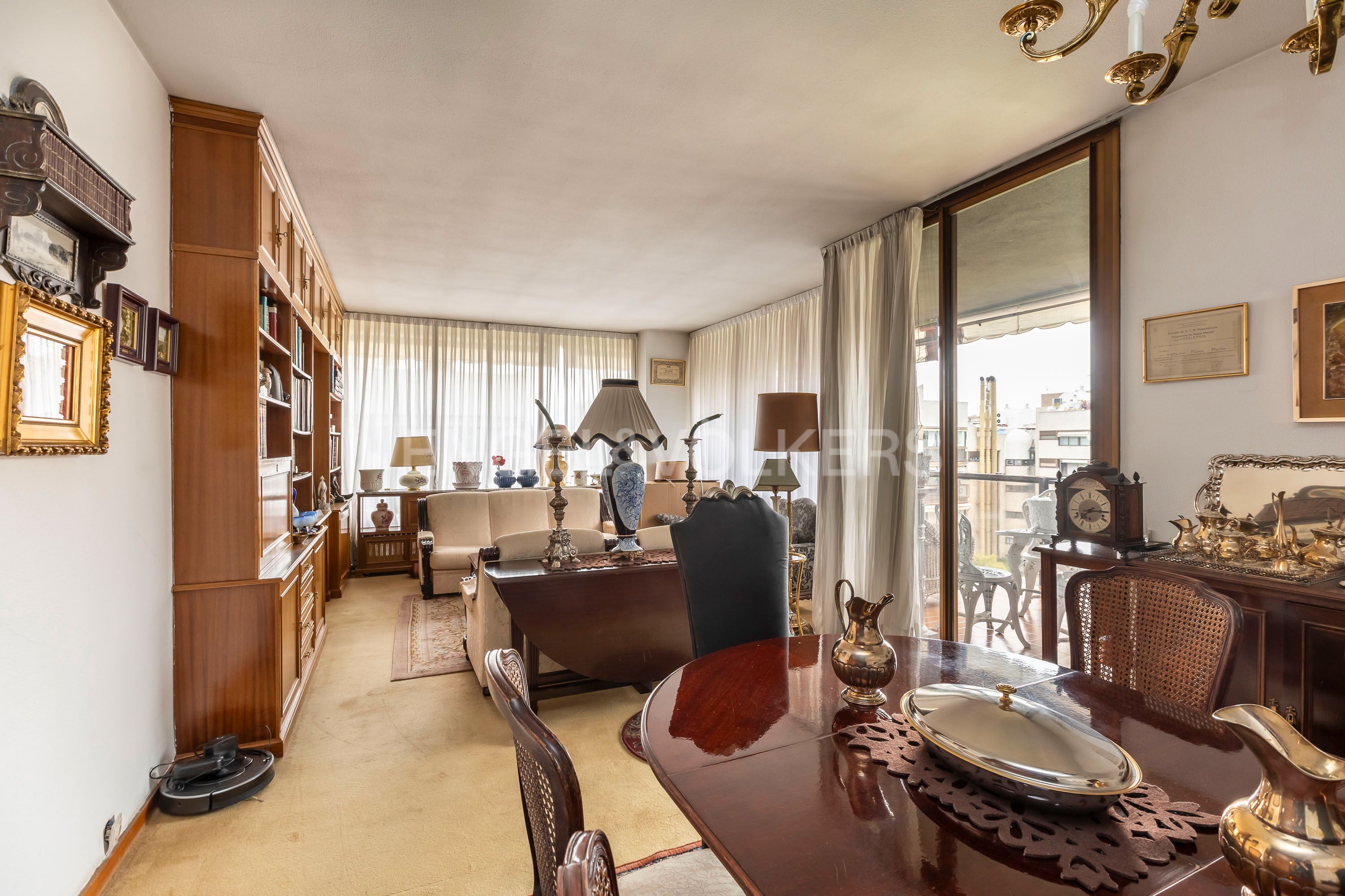 Living room of Attic for sale in  Madrid Capital  with Air Conditioner, Heating and Parquet flooring