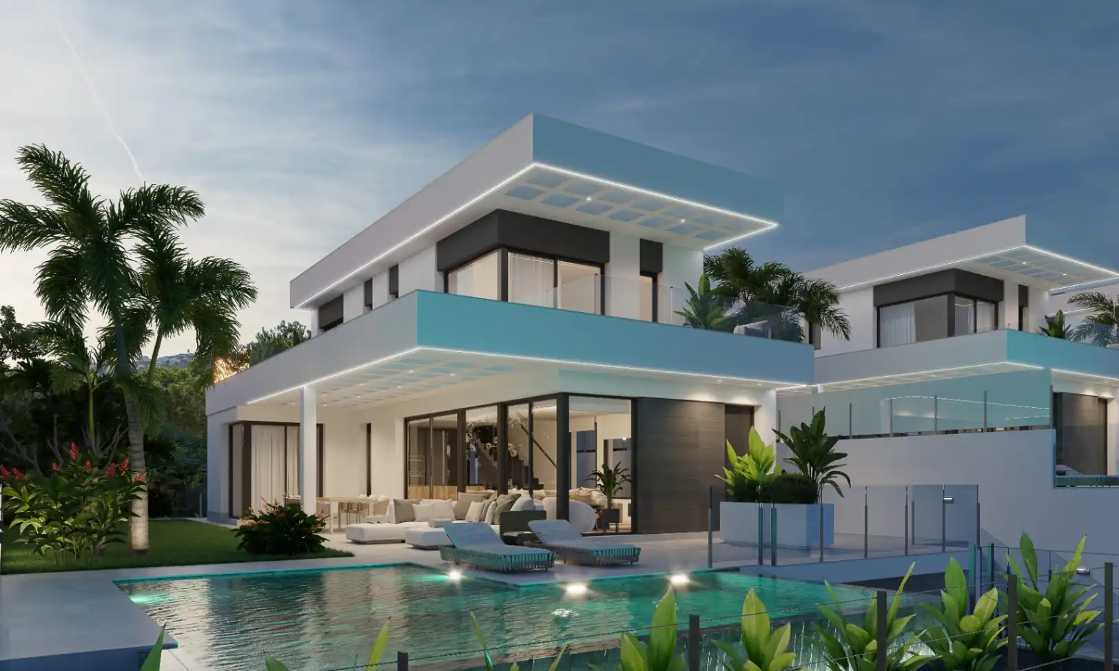 Detached house with pool for sale in Golf Bahía, imagen 2