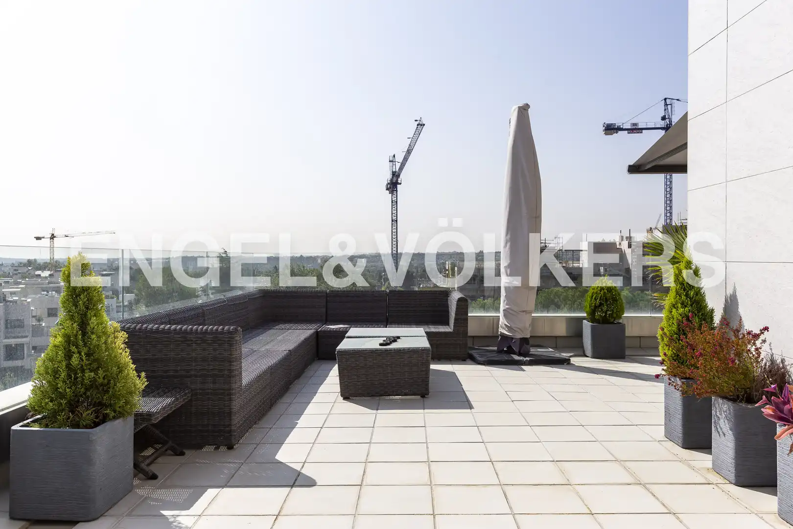 Terraza de Ático de alquiler en Madrid con Aire acondicionado, Calefacción y Terraza