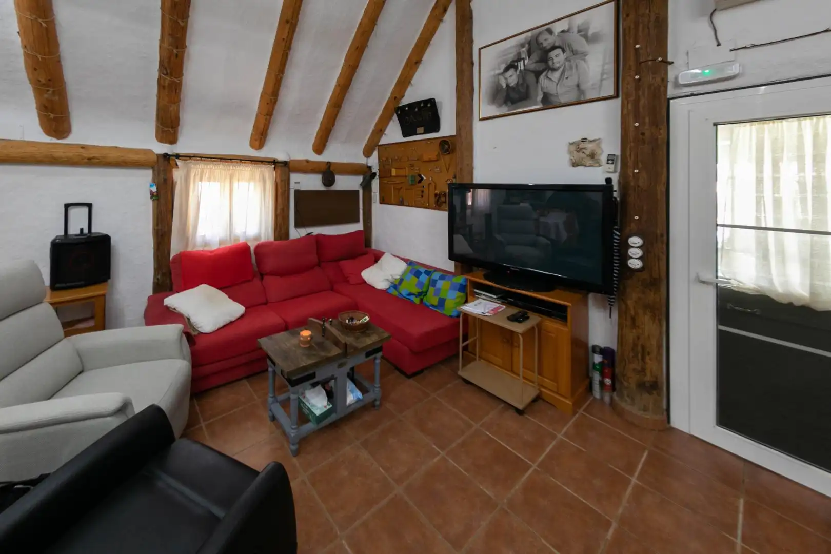 Sala d'estar de Finca rústica en venda en Sant Jaume d'Enveja amb Terrassa